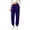 24# Purple, variant on Pants for Women Stretchy Joggers with Pockets for Travel | Wide Leg Athletic Pants for Women Fashion Oversized Comfy Fitted Slacks for Work White XL