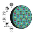 thumbnail image 4 of Pofeuu Sunmmer Cat Print Spare Tire Wheel Cover for Car Truck SUV Camper Universal Fit Spare Tire Cover RV Spare Tire Covers-15 inch, 4 of 6