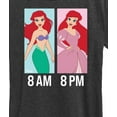 thumbnail image 3 of Disney Princess - Ariel Day And Night Wear- Women's Short Sleeve Graphic T-Shirt, 3 of 5