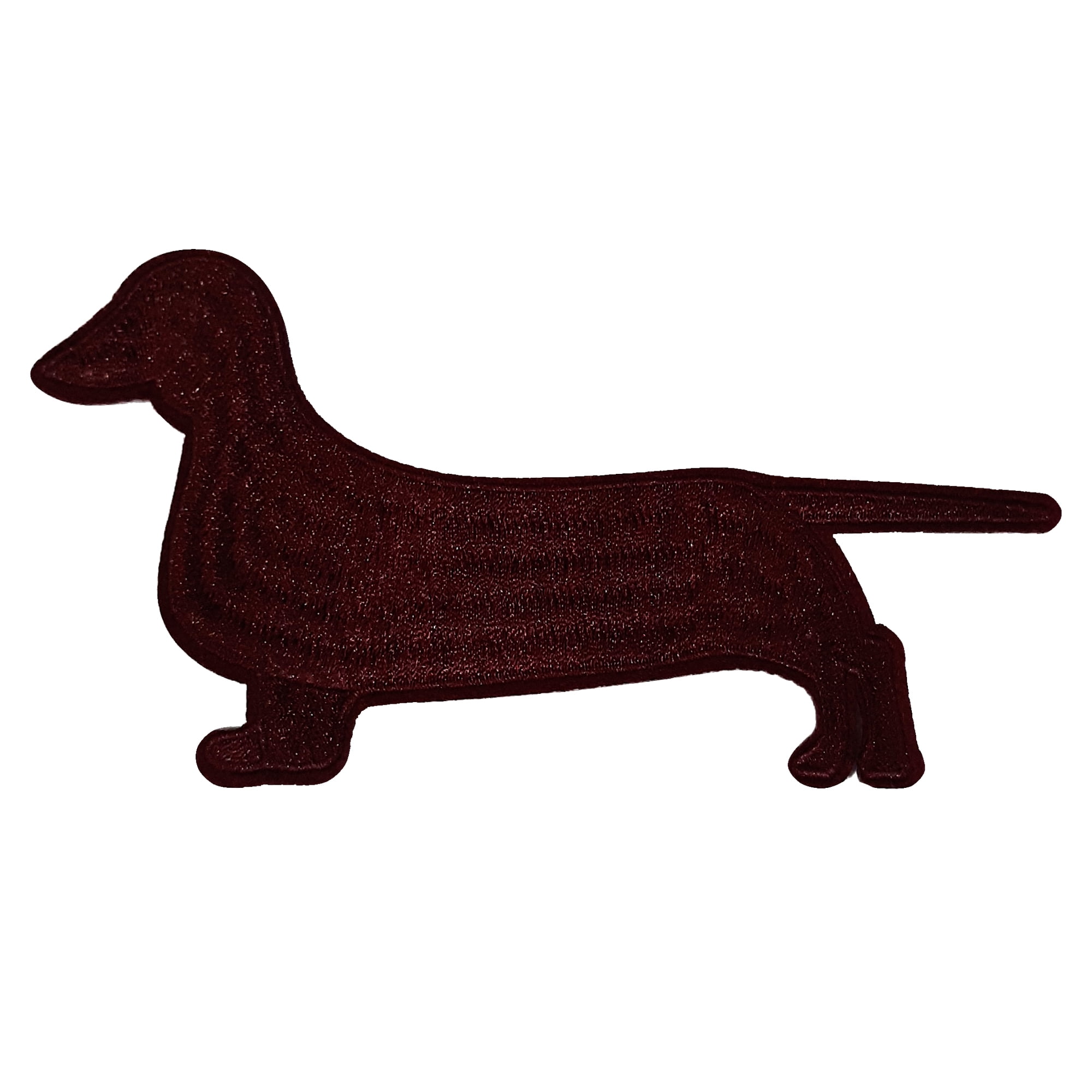Dachshund Patch Sausage Dog Badge Embroidered Iron / Sew On Clothes