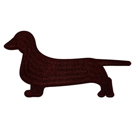Dachshund Patch Sausage Dog Badge Embroidered Iron / Sew On Clothes Jacket