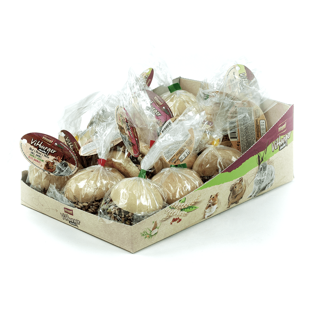 (2 pack) A&E Cage Co Smakers Small Animal Vitaburger Treats, 12 Count Display