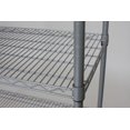 thumbnail image 3 of TRINITY 5-Tier Outdoor Wire Shelving Rack | 48" X 18" X 72" | Nsf | Includes Wheels | Gray, 3 of 5
