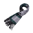thumbnail image 3 of Scottish Tartan Plaid Scarf for Women, Winter Warm Soft Scarf, Shawl Wrap with Fringes for Cold Weather, Fashion Neck Wrap for Travel, Outdoor, Daily Wear, Cozy Lightweight Scarfs Red, 3 of 7