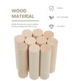 thumbnail image 7 of PBPBOX 10pcs Unfinished Wood Crafts DIY Wood Rods for Teachers and Students Vintage Style for Craft Projects, 7 of 7
