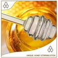 thumbnail image 4 of CRILSTYLEO Honey Stirring Stick Glass 2Pcs 5.9*1.2*1.2in Household Restaurant Hotel, 4 of 6