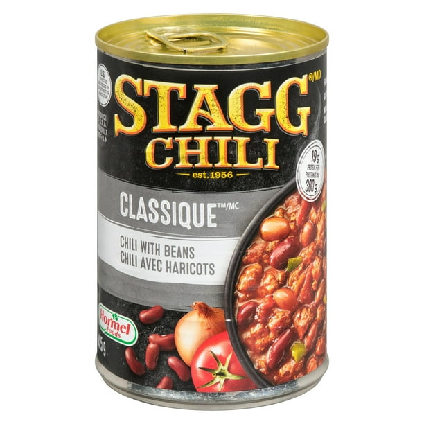 Chili avec haricots en conserve Classique Chili de Stagg 425 g