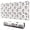 White Cow Heart, variant on Long Mouse Pads for Desk,White Cow Cloud Pattern Desk Mats on Top Of Desks, Desk Mouse Pad Extra Large with 3mm Non-Slip Base and Stitched Edge for Gaming,Office,Work,Home 31.5"x11.8"