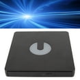 thumbnail image 1 of External DVD Drive, Transparent Top DVD RW  Noise Reduction USB3.0 Type C Interface  For Desktop PC, 1 of 8
