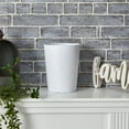 thumbnail image 3 of Nearly Natural 10in. Embossed Tin Planter, White, 3 of 3