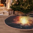 thumbnail image 5 of Fotbe Red And White Flame Fox Pattern Christmas Tree Skirt, Tree Skirts Plush Christmas Decorations, Christmas Tree Skirts Xmas Decorations Holiday Party Decor-36", 5 of 6