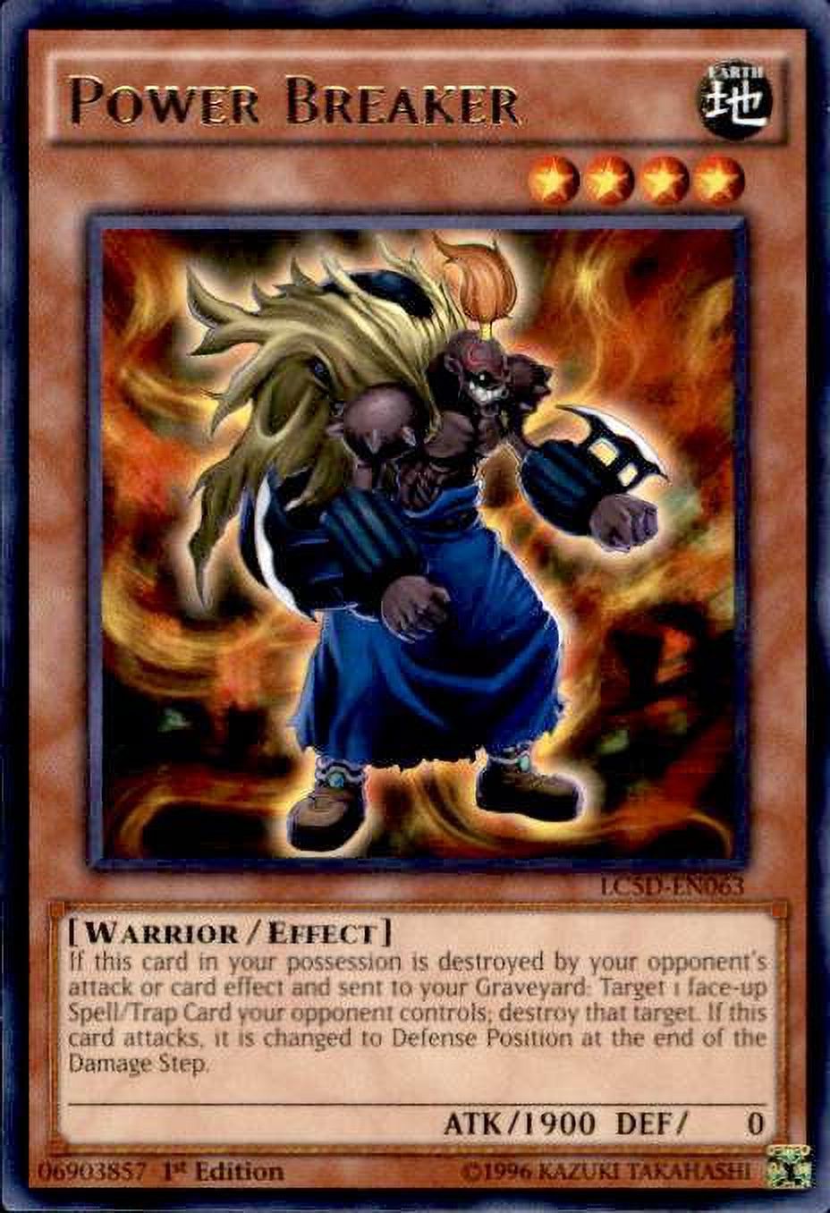 YuGiOh Legendary Collection Mega Pack Rare Power Breaker LC5D-EN063