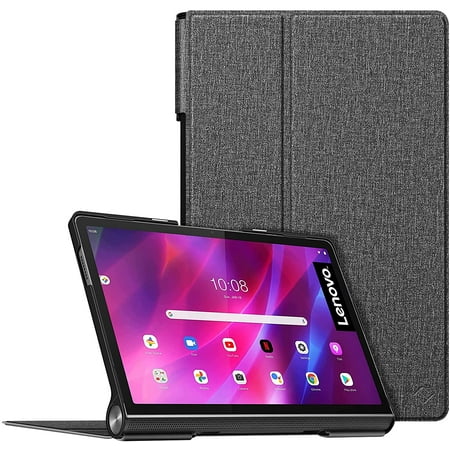 Case for Lenovo Yoga Tab 11 11" 2021, Premium Vegan Leather Slim Fit Case Folio Smart Stand Protective Cover with Auto Sleep/Wake Feature for Lenovo Yoga Tab 11 (YT-J706F) Tablet, Gray