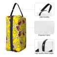 thumbnail image 3 of Goofa Duck with Star Sunglasses Printed Toiletry Bag with Handle,Large Capacity Travel Makeup Cosmetic Bag for Women, Carry on Airport Airline Compliant Bag, 3 of 9