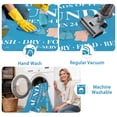 thumbnail image 6 of Washable Laundry Room Rug, 20"X59" Non Slip Soft Low-Pile Laundry Mat Farmhouse Laundry Room Decor Area Rug for Kitchen Bathroom Blue, 6 of 8