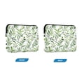 thumbnail image 7 of FORMRS 13-13.3 inch Laptop Sleeve Case Soft Carrying Quilted Computer Bag Cover, Green Leafy Pattern, 7 of 7
