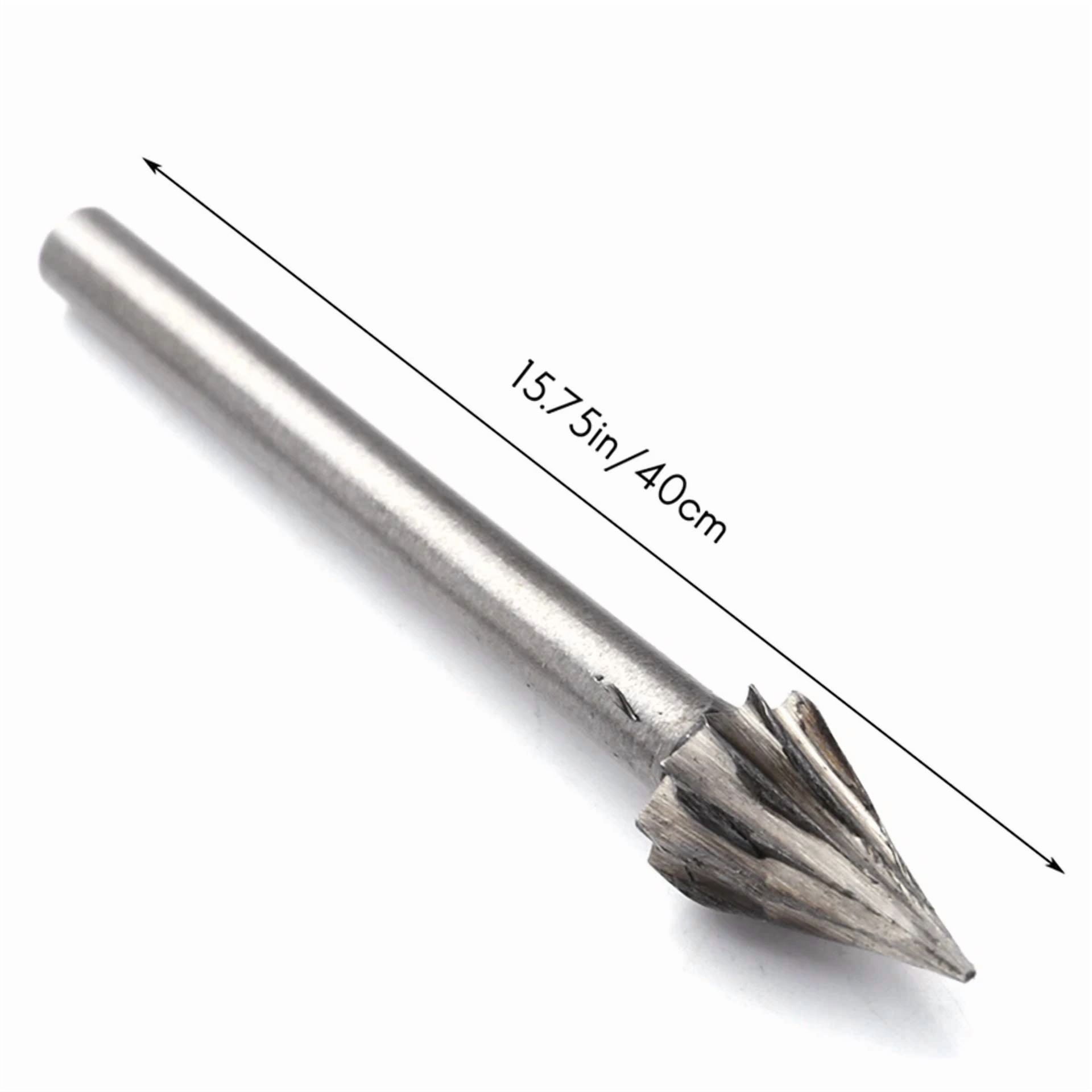 CIRCLE- Tungsten Carbide Burr Bit Set Cutting Carving Routing Bur For Dremel Rotary Tool