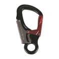 thumbnail image 4 of Mosquetón con clip, gancho a presión con doble bloqueo, mosquetón resistente para escalada en roca, mosquetón con bloqueo automático a presión para Negro, 4 of 8
