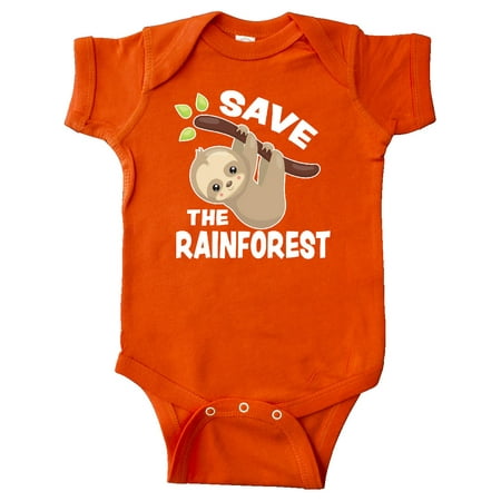 

Inktastic Save the Rainforest with Cute Baby Sloth Gift Baby Boy or Baby Girl Bodysuit