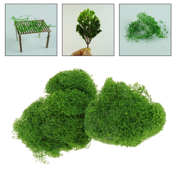 Polvo de Terreno de Hierba Estática 10g Macarena Hierba Verde Modelo de Arena Artificial de Paisaje Amarillo Verde