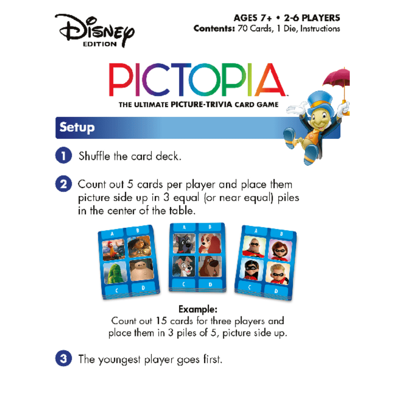Ravensburger Disney Pictopia: Family Trivia Game Ages 7+ - Walmart.com