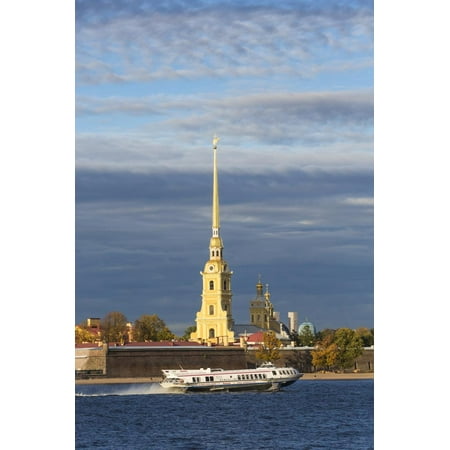 Peter and Paul Fortress on Neva Riverside, St. Petersburg, Russia Print Wall Art By Gavin