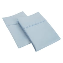 BNM Pillowcases Set, Cotton Blend, King, Light Blue