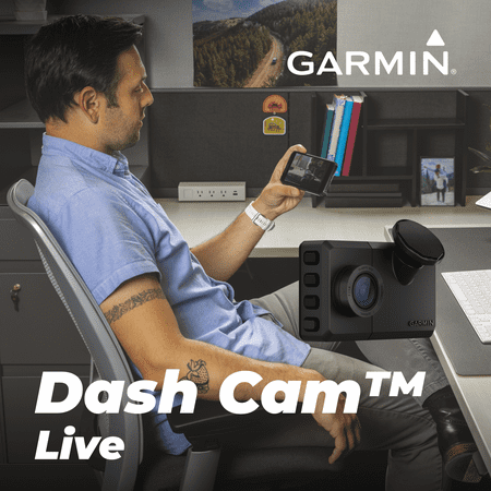 Garmin - Dash Cam Live - Black