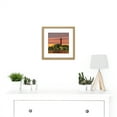 thumbnail image 2 of BLM Jupiter Inlet Lighthouse Natural Area Florida 8X8 Inch Square Wooden Framed Wall Art Print Picture with Mount, 2 of 4