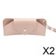 thumbnail image 1 of Estuche de Cuero Sintético Yinane 2 Unidades Rosa, 1 of 8