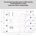 thumbnail image 3 of Placa Base de Disco Duro SAS/ para Servidor de Almacenamiento NAS, Adaptador de 6 Gbps SFF8643 A HDD SSD de 4 Bahías, Fuente de Alimentación 4D de Gran Tamaño., 3 of 5