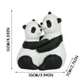 thumbnail image 2 of Simulación Conejo Pareja Escultura Joyería Jardín Decoración Adornos Artesanía Regalos Wmkox8yii gf7700, 2 of 4