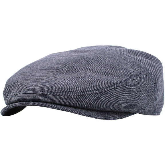 Solid Linen Newsboy Ivy Gatsby Cabbie Ascot Hat Cap Mens