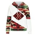 thumbnail image 4 of Ounisa Womens Oversized Hoodies Fleece Drawstring Retro Sweatshirts Fall Fashion Pullover Sweaters Winter Christmas Tree Santa Claus Heart Graphic Clothes, 4 of 5