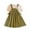 Olive Green, variant on ZACPNCV Toddler Girls Spring Dress Little Girl Summer Dresses Sleeveless Sundress Olive Green 6-7 Years