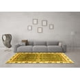 thumbnail image 3 of Ahgly Company Indoor Rectangle Oriental Yellow Traditional Area Rugs, 7' x 9', 3 of 4