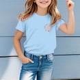 thumbnail image 2 of Chemise Garçon Col Rond Chemise Habillée Garçon Manches Courtes T-Shirts d'Été Garçon Shorts de Soccer Garçon 7-8 Ans, 2 of 6
