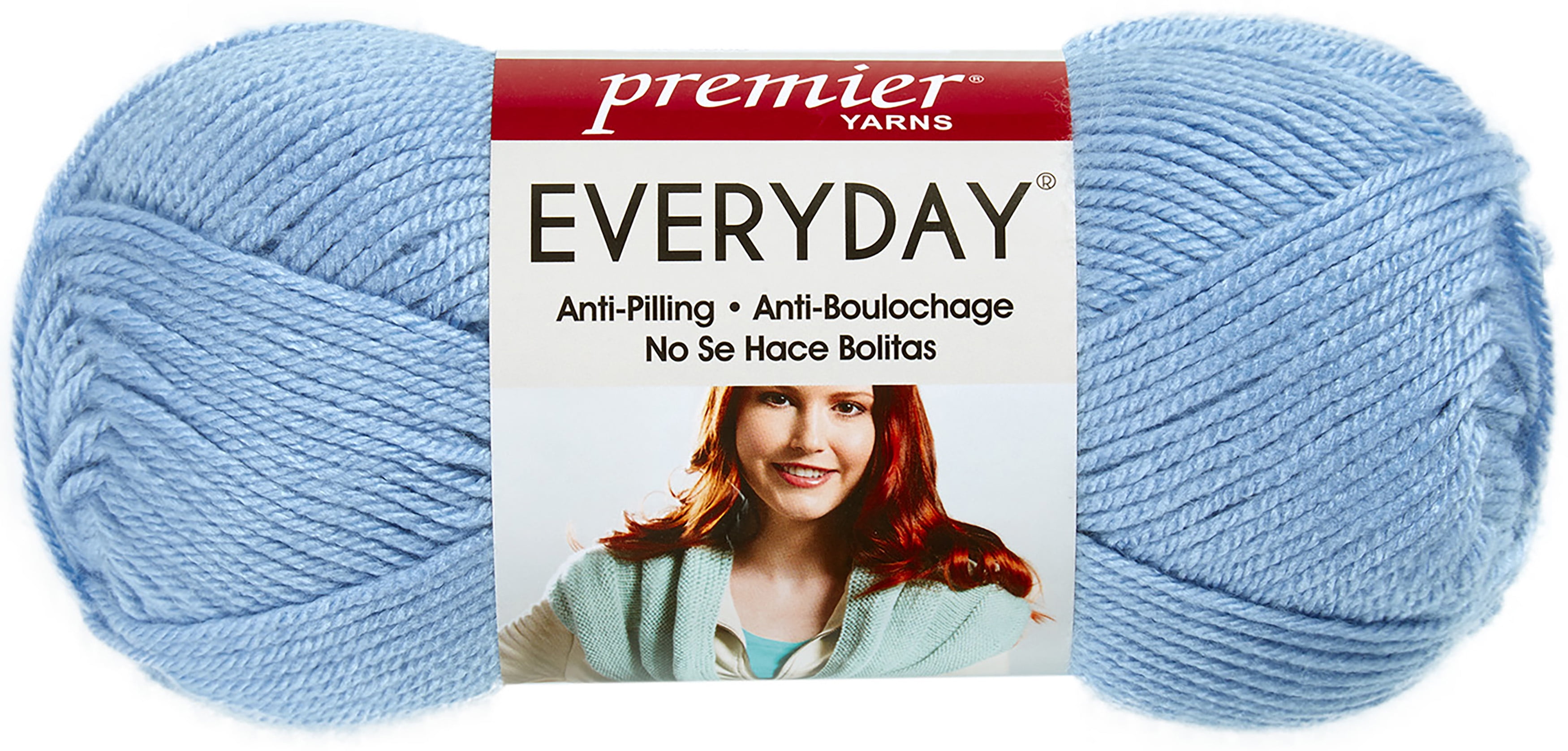 Premier Yarns AntiPilling Everyday Worsted Solid YarnBaby Blue