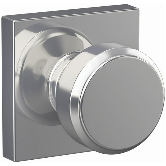 Schlage F10-Bwe-Col Bowery Passage Door Knob Set - Chrome