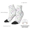 thumbnail image 6 of Naloa Watercolor Wildflower Ankle Socks for Women Non Slip Socks No Show Socks Classic Low Cut Casual Socks Casual Socks, 6 of 7