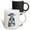 Multicolor, variant on 3drose, Happy Malamute Dog for Dog Loving Dads on Fathers Day, 11oz Two-tone Black Mug