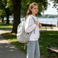thumbnail image 3 of Lightweight Back to School Bag,Unisex Backpack,Zipper Multi-compartment,Adjustable Shoulder Strap,Everyday Carry on Travel Daypack, 3 of 7