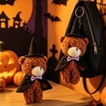 thumbnail image 5 of Halloween Bear Plush Keychain Toys for Teen 6" Inch Stuffed Teddy Plushie Backpack Purse Pendant Gift, 5 of 7