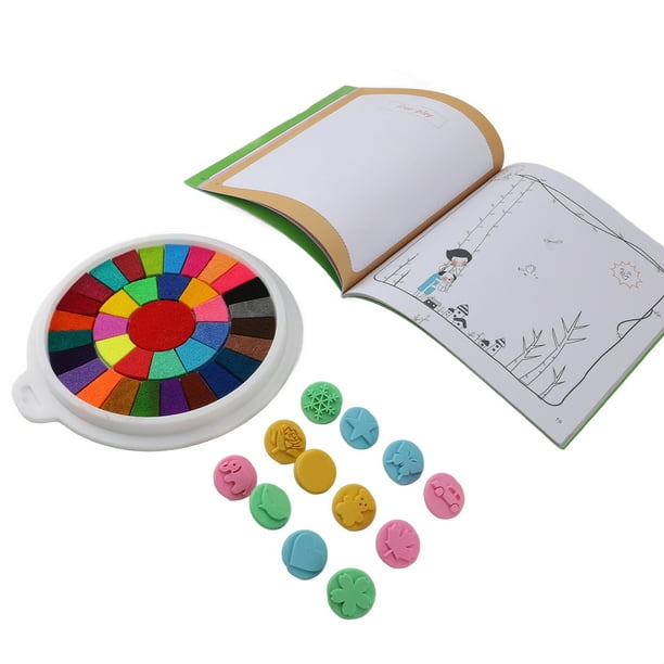 Kit de Pinta Para Niños Para Niños, Kit de Pinta con los Dados de Desarrollo Visual y Lavado de Libros para Decoraciones de Bodas