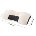 thumbnail image 3 of Ergonomic Pillow for Neck and Shoulder Pain, Neck Pillow Orthopedic Correction Repair Traction Contour Pillow Side Sleeper, Cervical Spine Assist Sleep(Beige), 3 of 9