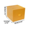 thumbnail image 2 of Desktop Storage Box with Drawer - Macaron Building Block Organizer for Cosmetics, Jewelry, Small Items | Space Saving Desk Accessory Organizer for Home, Vanity Tabletop | Plastic Storage Container, 2 of 7