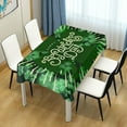 thumbnail image 7 of Dreamtimes St Patrick's Day Clover Tablecloth, Waterproof Washable Polyester Square Table Cover, Durable Tablecloth for Kitchen Dining Table Party Decor, 54"x72", 7 of 7