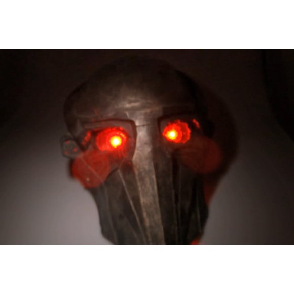 Kit de luces LED para Halloween de superhéroes Red Eye, 2 unidades