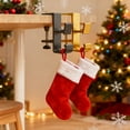 thumbnail image 4 of 2 in 1 Garland and Stocking Mantel Holders, Mantle Hangers Heavy Duty Hangers, 4 of 12