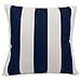thumbnail image 3 of Navy Blue Vertical Stripe Large Pillow 20x20, 3 of 4